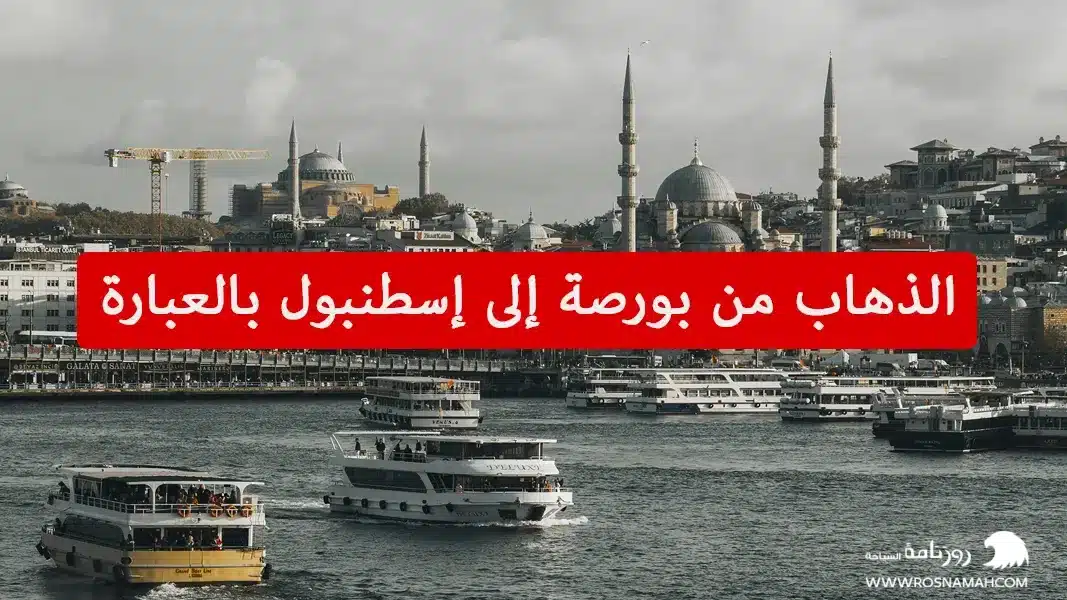 الذهاب من بورصة إلى إسطنبول بالعبارة