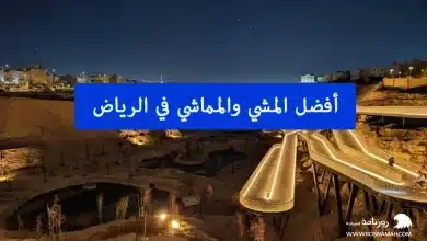 أفضل المشي والمماشي في الرياض