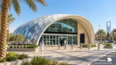 محطة مترو الورود في الرياض
